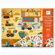 Djeco stickerset Voertuigen