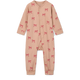 Liewood eendelige kinderpyjama „Birk Grow Printed Bows“ / Pale Tuscany