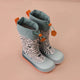 Affenzahn Kinderregenlaarzen barefoot veganistisch Puddly Bunny Roze