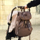 La Millou Rugzak voor mama Puffer BROWN