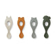 Liewood baby theelepels 4-pack Jagergroen mix