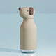 Asobu Thermosfles met rietje Bestie Hond Beige 460 ml