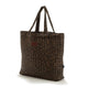 La Millou Shopper Tas Ortalion Gewatteerde Mummytas met Zak Luipaard Choco