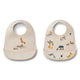 Liewood Siliconen slab Tilda All Together / Sandy 2-pack