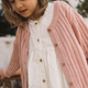 Lil' Atelier Gebreide trui voor meisjes Misty Rose NMFFABIOLA