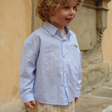 Konges Slojd Kinderhemd Wes Blauw Streep