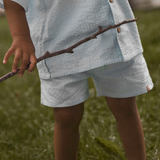 Lil' Atelier katoenen short Mak Los Plein Air NMMHOMAN