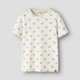 Lil' Atelier kinder T-shirt met korte mouwen Sor Slim Top Coconut Milk Boot NMMGAYO