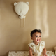 Jollein ballon - teddybeer, gezellige decoratie van bouclé