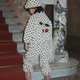 Konges Slojd kinder fleece broek Jody GRS Dot lumiere