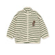 Konges Slojd kinder fleecevest Jody embroidery teddy GRS Erba streep